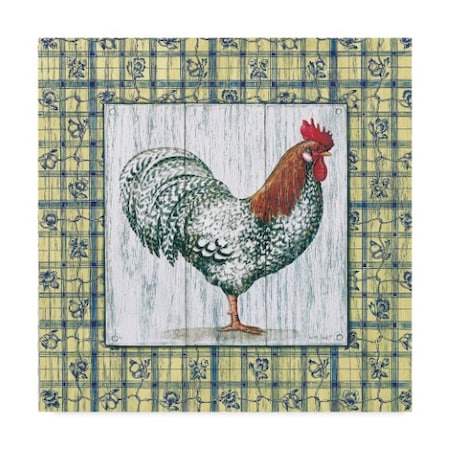 Lisa Audit 'Rustic Rooster 3' Canvas Art,18x18